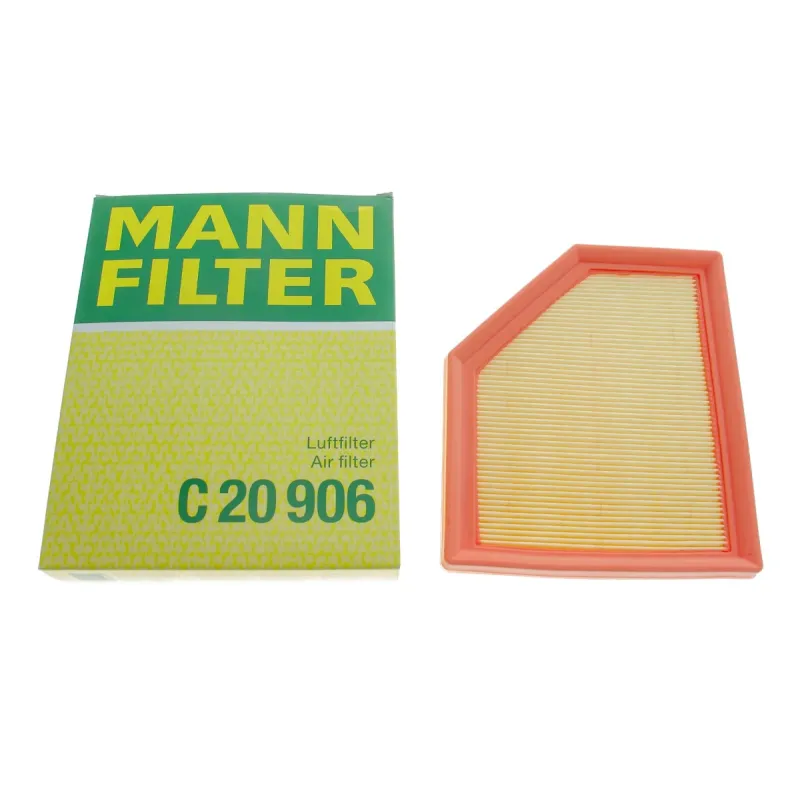 Фільтр повітряний MANN-FILTER C 20 906 для Nissan Qashqai 1.3 DIG-T, Renault Austral 1.3TCe, 196x170x60 мм