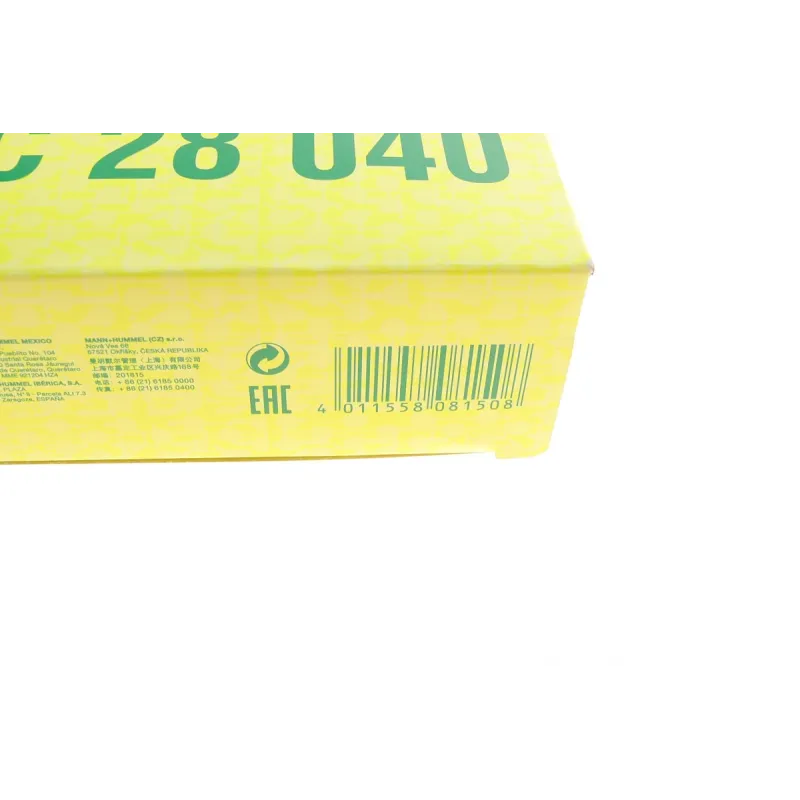 Фільтр повітряний MANN-FILTER C 28 040 для Hyundai Tucson, Kia Sportage 1.6-2.0CRDi 2015-