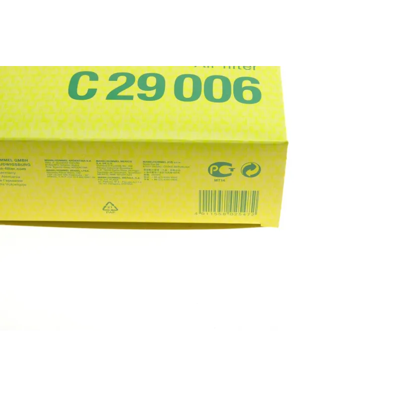 Фільтр повітряний MANN-FILTER C 29 006 для Land Rover Discovery Sport, Range Rover Evoque 2.0/2.2D 2011-