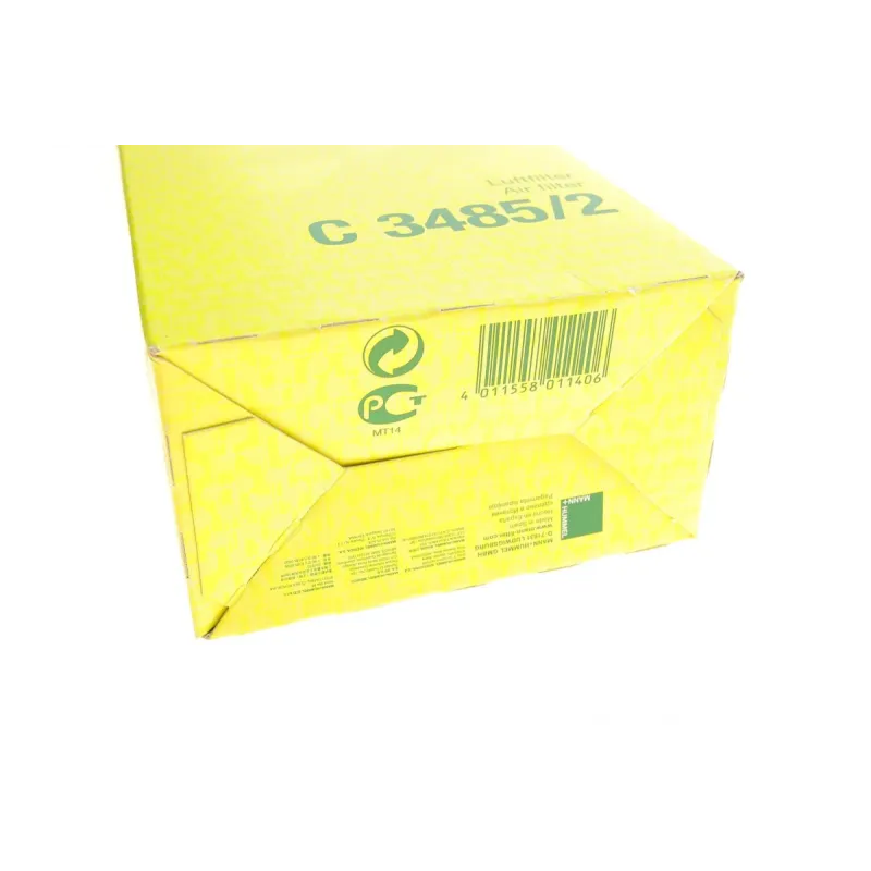 Фільтр повітряний MANN-FILTER C 3485/2 для Citroen Berlingo, C2, C3, C4, Peugeot 207, 301, 335x102x58 мм