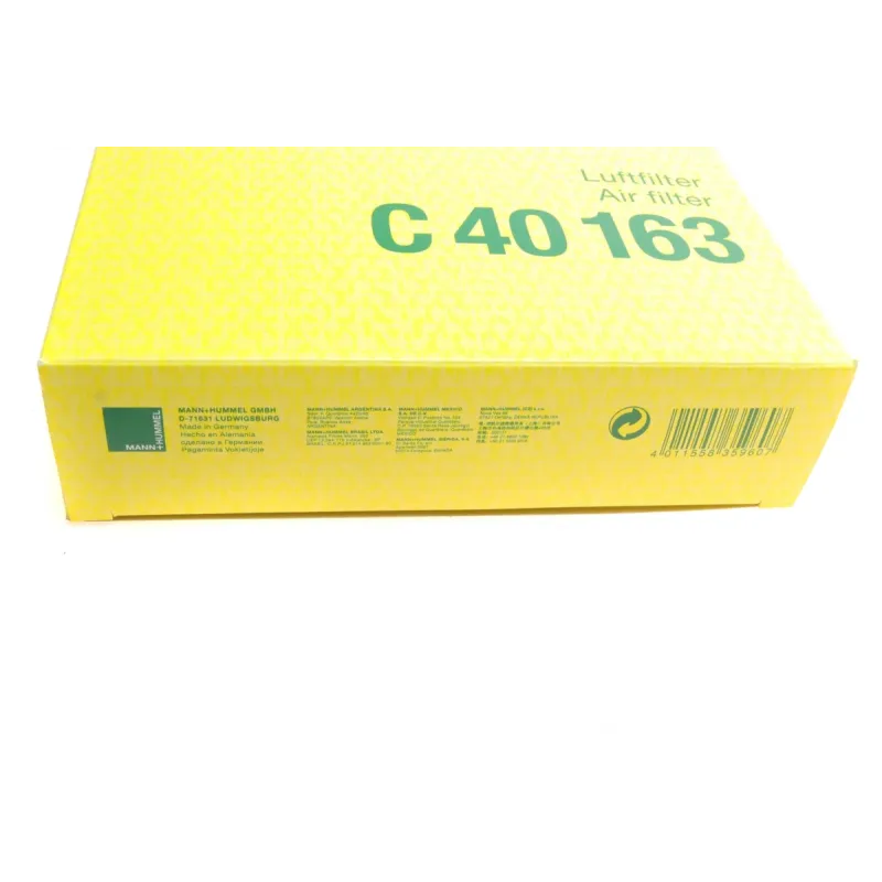 Фільтр повітряний MANN-FILTER C 40 163 для Mercedes-Benz A-Class W169, B-Class W245 395x182x46 мм
