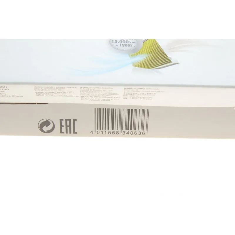 Фільтр салону MANN-FILTER FP 26 023 вугільний для Mercedes-Benz AMG GT, C-Class W205/W206, E-Class W213
