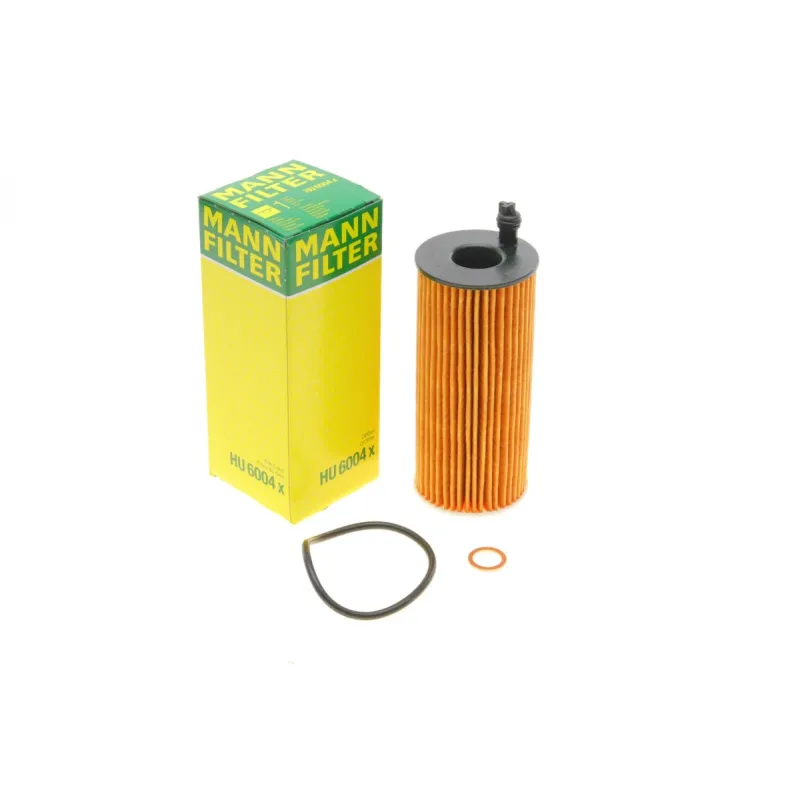 Фільтр масляний MANN-FILTER HU 6004 X для BMW 1 (F20) 116 d 2010-, 53x21x134 мм