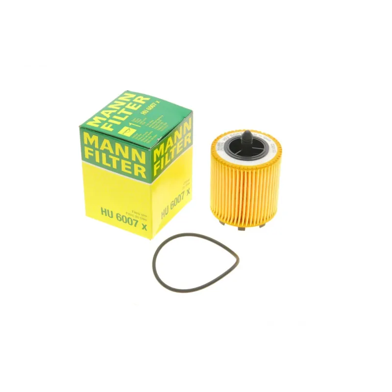 Фільтр масляний MANN-FILTER HU 6007 X для Opel Vectra C/Astra G 2.2 16V 00-05, Astra J 2.0 16V 12-, Insignia 2.0Turbo 08-17