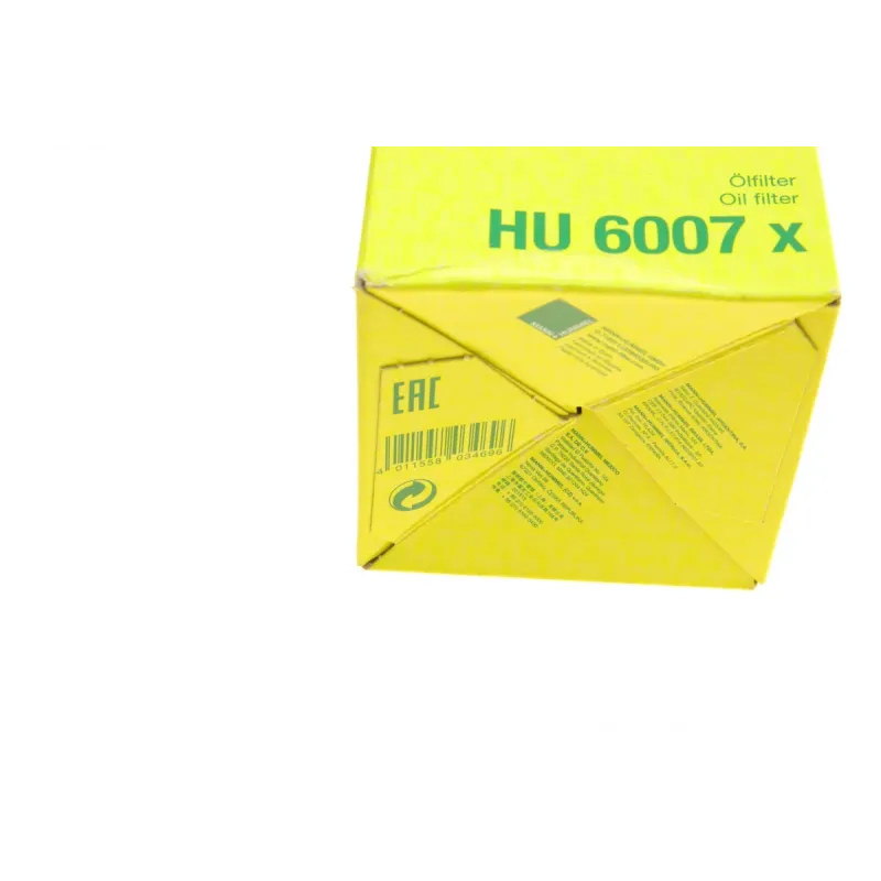 Фільтр масляний MANN-FILTER HU 6007 X для Opel Vectra C/Astra G 2.2 16V 00-05, Astra J 2.0 16V 12-, Insignia 2.0Turbo 08-17