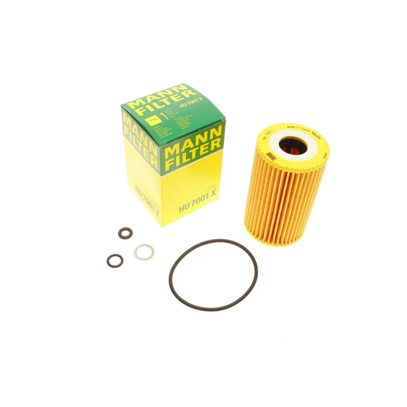Фільтр масляний MANN-FILTER HU 7001 X для Kia Ceed 1.4-1.6CRDi, Sportage 1.7CRDi, Stonic 1.6CRDi, Rio 1.1-1.5CRDi