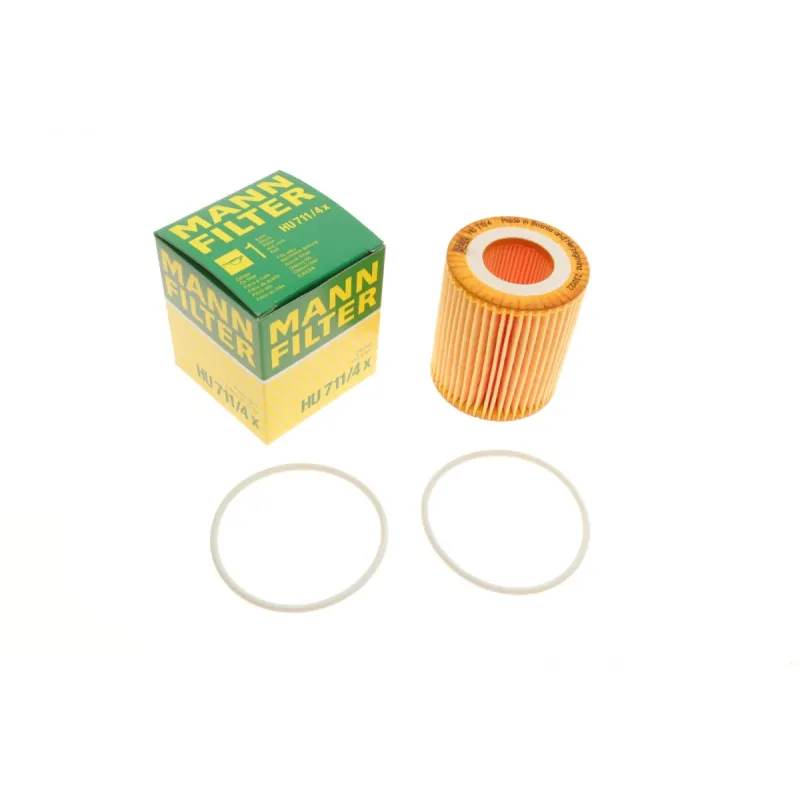 Фільтр масляний MANN-FILTER HU 711/4 X для Opel Astra H, Vectra C 1.9CDTi, Fiat Punto 1.9JTD, Alfa Romeo 159