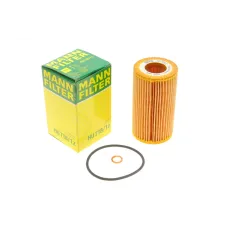 Фільтр масляний MANN-FILTER HU 718/1 Z для BMW 3 (E46) 2.0d/td M47 1998-2005, BMW 5 (E39) 2.0d M47 2000-2003, Land Rover Freelander 2.0d M47 2000-2006, 64x115x31 мм