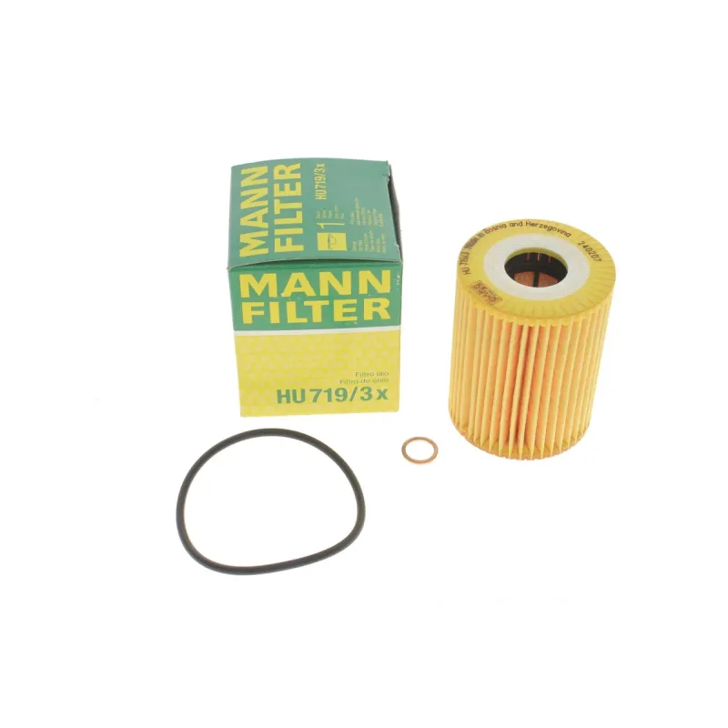 Фільтр масляний MANN-FILTER HU 719/3 X для Chevrolet Captiva, Cruze 2.0CDTI, Opel Antara 2.0D 64x83x25 мм