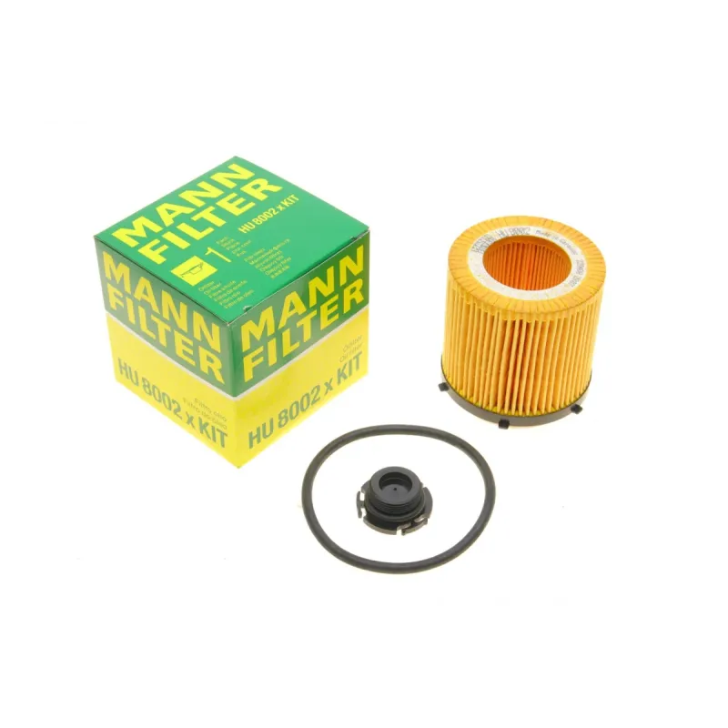 Фільтр масляний MANN-FILTER HU 8002 X KIT для BMW 3 (F30) 2011-, 5 (F10) 2011-, X1 (E84) 2011-