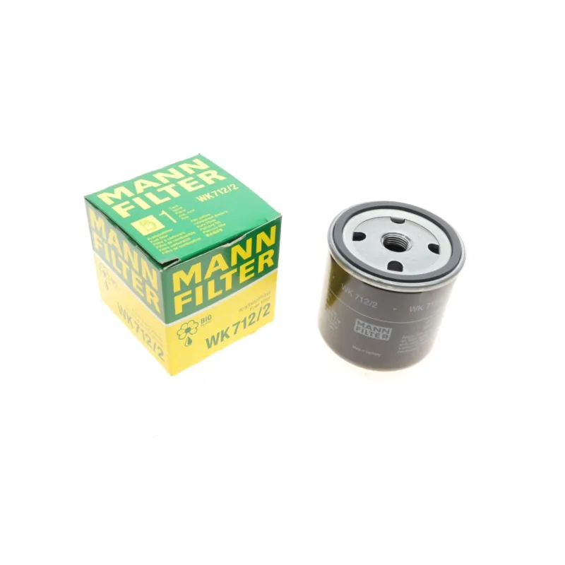 Фільтр паливний MANN-FILTER WK 712/2 для Ford A0306-A0506/A0309-A0709, Iveco Bus Evadys 8.7D, Crossway 6.7/8.7D, зовнішній діаметр 76 мм