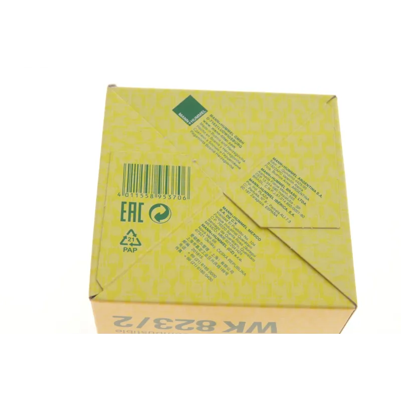 Фільтр паливний MANN-FILTER WK 823/2 для Skoda Fabia, VW Polo 1.4/1.6TDI 2005-, діаметр 80 мм