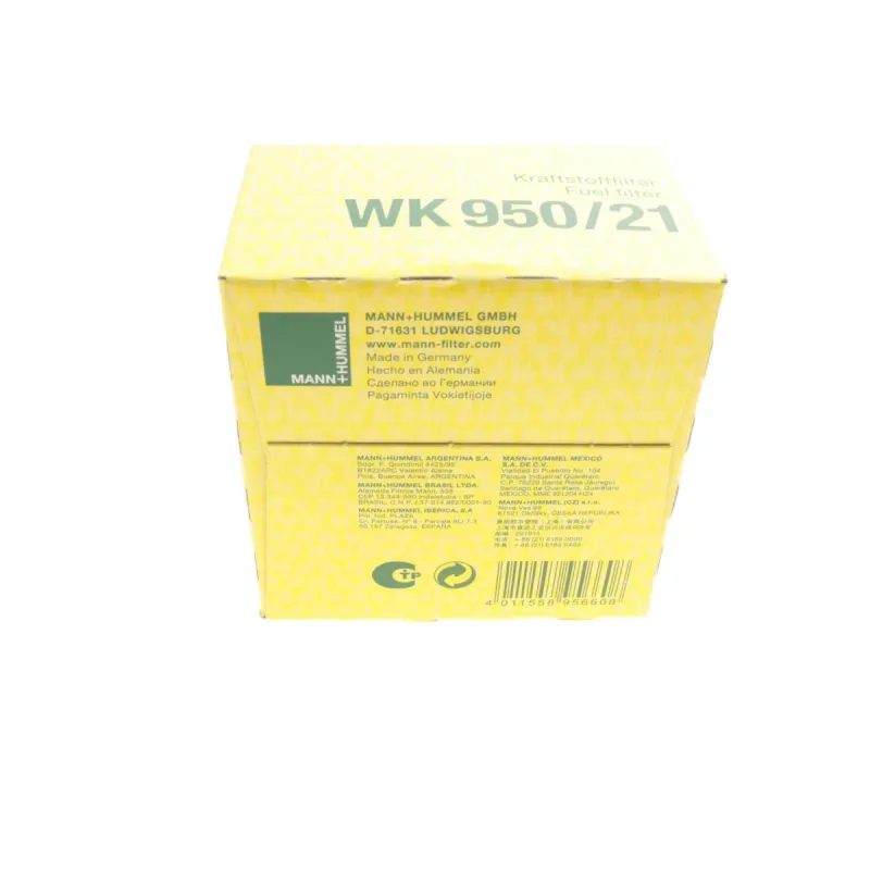 Фільтр паливний MANN-FILTER WK 950/21 для DAF LF/Iveco Eurocargo, 190x93 мм