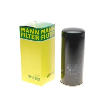 Фільтр масляний MANN-FILTER W 11 102 для Iveco MK/PA-Serie, Deutz-Fahr DX, Magirus-Deutz D-Series, висота 260 мм