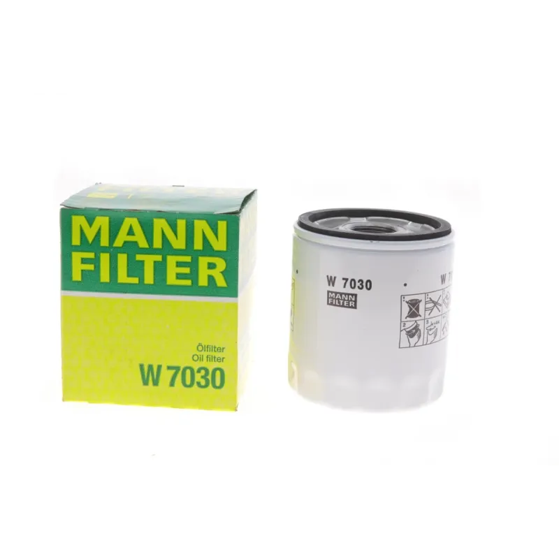 Фільтр масляний MANN-FILTER W7030 для Dodge Avenger, Caliber, Jeep Patriot, 76x79 мм