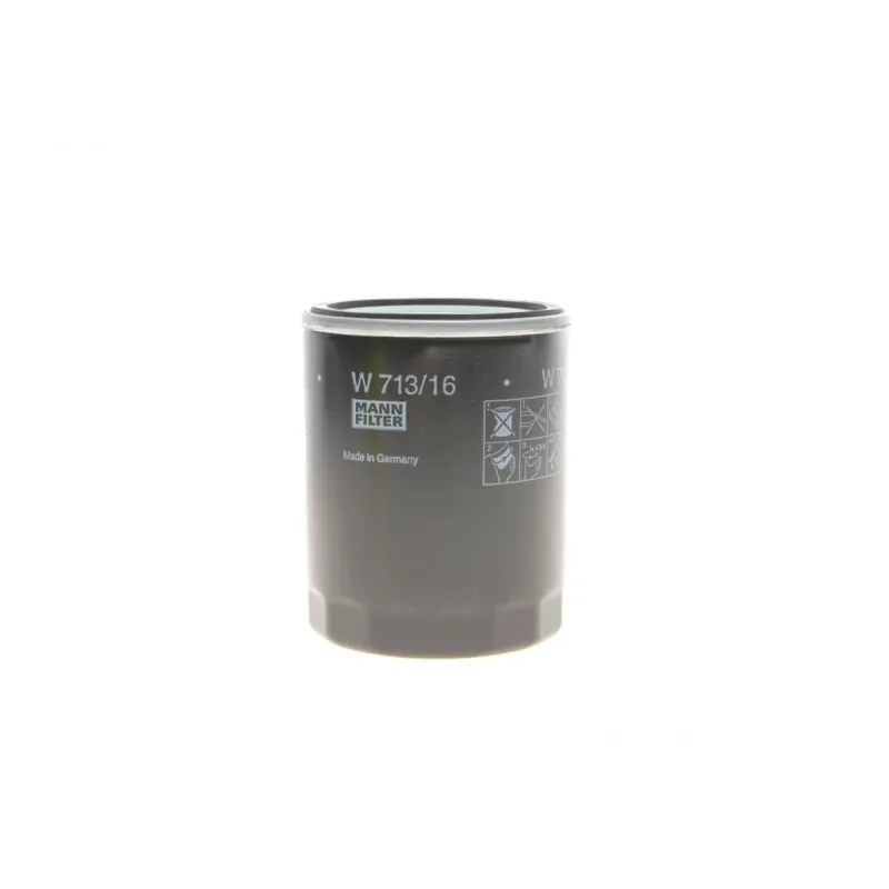 Фільтр масляний MANN-FILTER W 713/16 для Citroen Jumpy, Fiat Doblo, Punto 1.6 M20x1.5