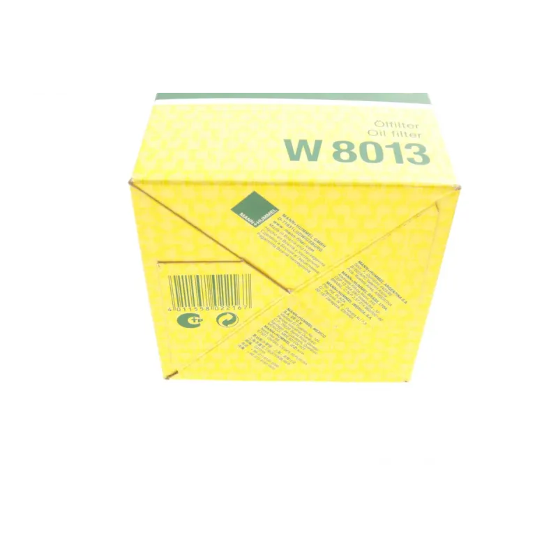 Фільтр масляний MANN-FILTER W8013 для Renault Megane III/Laguna III 1.9dCi/3.0dCi 2008-, M20x1.5