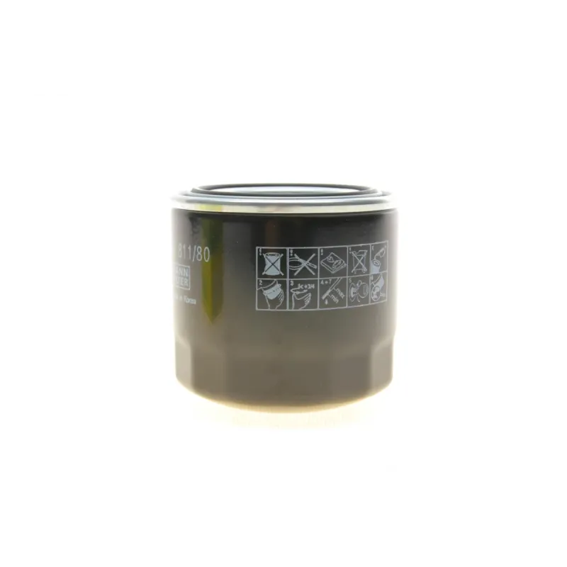 Фільтр масляний MANN-FILTER W811/80 для Kia Ceed, Rio, Hyundai Tucson, Mazda, Mitsubishi, 80 мм