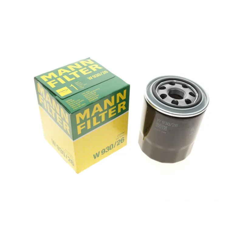 Фільтр масляний MANN-FILTER W 930/26 для Hyundai H-1, Kia Carnival, H350, 94 мм