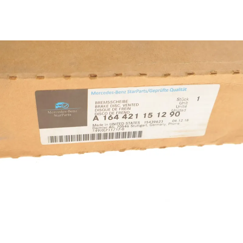 Диск гальмівний передній Mercedes-Benz 164421151290 для GL-Class (X164) R-Class (W251) 2006-2012
