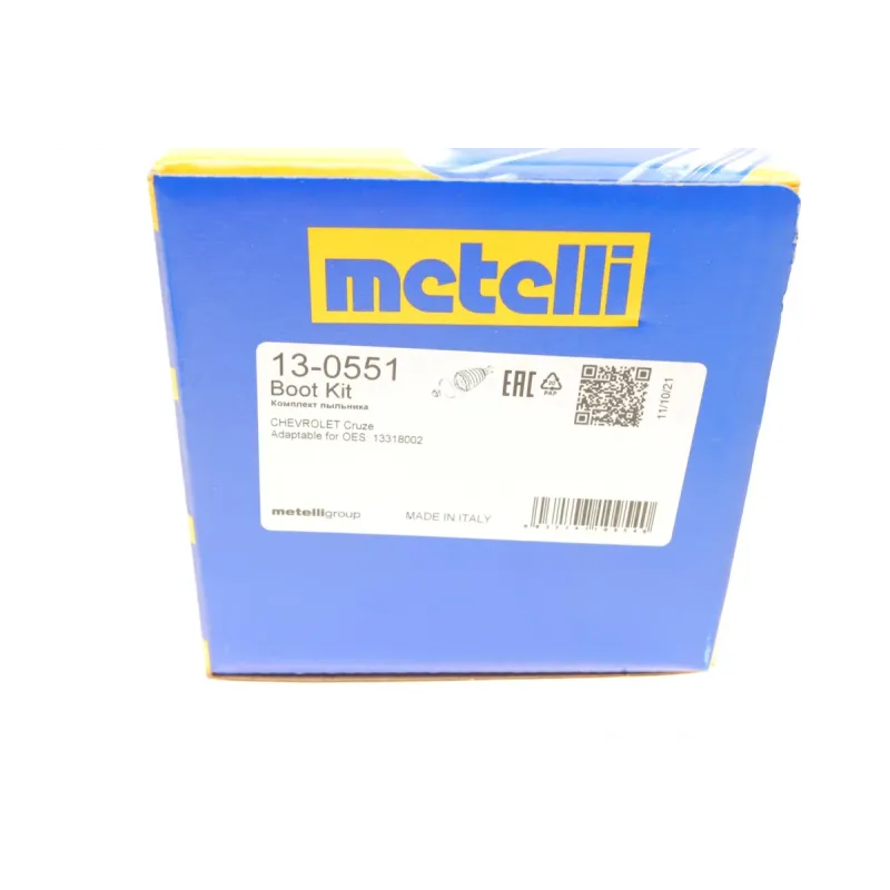 Пильник ШРКШ зовнішній METELLI 13-0551 для Chevrolet Cruze 1.6/1.8 (25x78x130 мм)