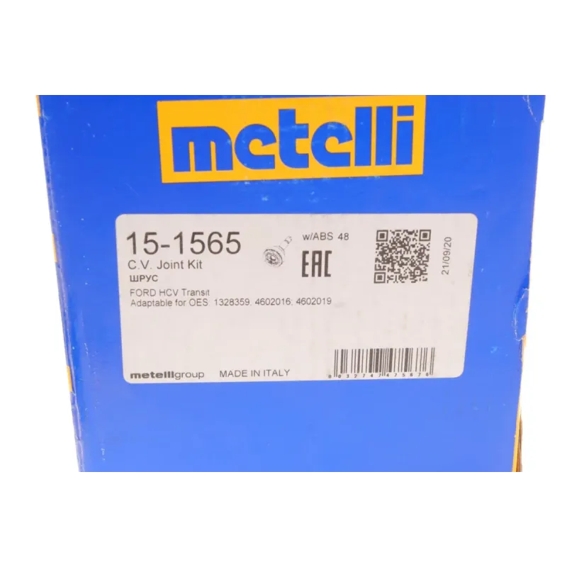 ШРКШ зовнішній METELLI 15-1565 для Ford Transit 2000-2006 (28/26 шліців, 56.9мм, ABS 48 зуб.)