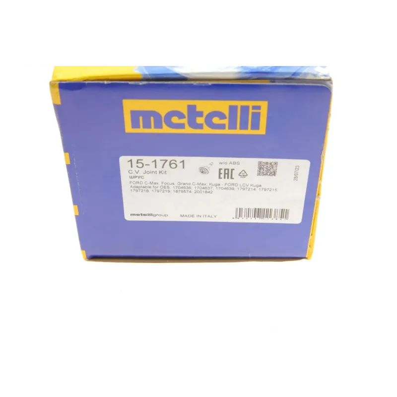 ШРКШ зовнішній METELLI 15-1761 для Ford Focus III 2.0 TDCi, Ford Kuga II 1.5/1.6, 27/26 зубців, Ø90.8 мм