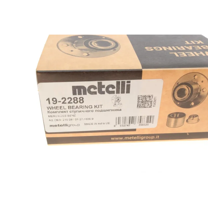 Підшипник маточини передній/задній METELLI 19-2288 для Mercedes-Benz Vito (W638) 1996-2003, 45x84x39 мм