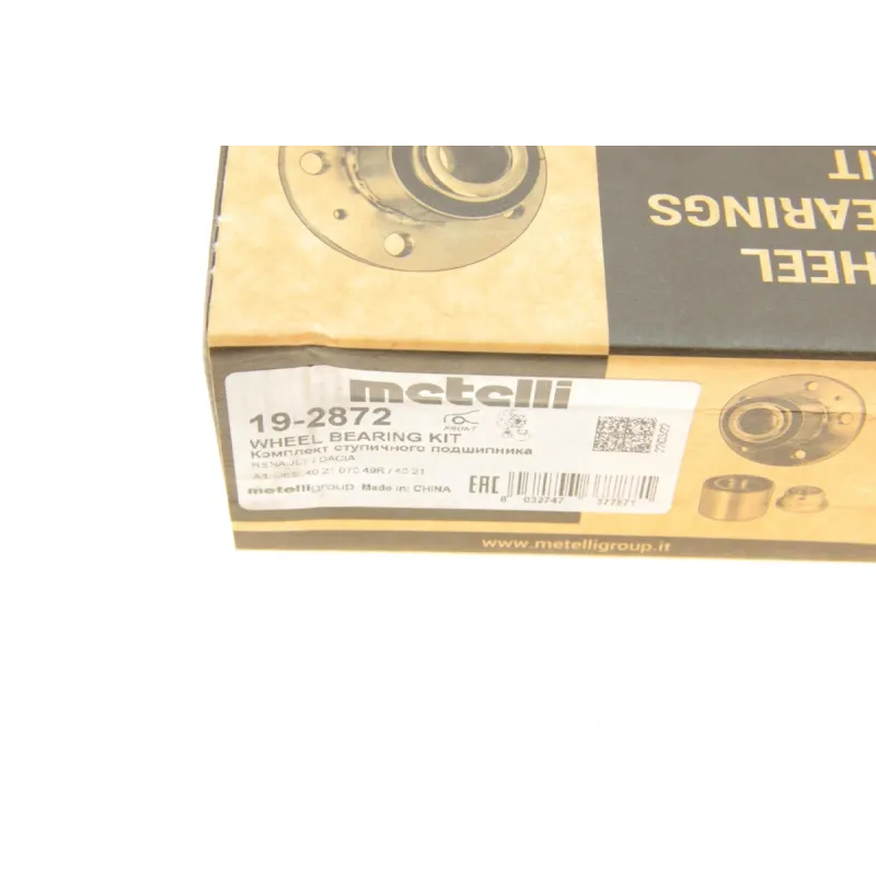 Підшипник маточини (передньої) Renault Megane III/IV 08-/Duster 11- (42x80x39) (+ABS) (к-кт)