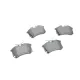 Колодки гальмівні задні METELLI 22-0100-4 для Skoda Fabia, VW Polo, Seat Ibiza, 17.0 мм