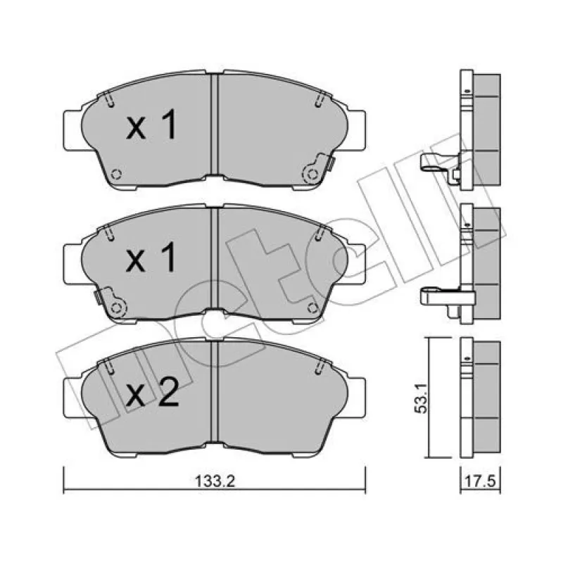 Колодки гальмівні (передні) Toyota Camry 90-02/Corolla 87-02/Rav4 94-00