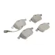 Колодки гальмівні (передні) Audi A3/TT/Seat Leon/Skoda Octavia/VW Golf 96-10/Polo 05-09 (+датчик)