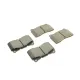Колодки гальмівні передні METELLI 22-0288-5 для Opel Insignia, Astra J, Renault Megane, VW Golf VII, 131.8x77.2x16 мм
