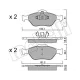Колодки гальмівні передні METELLI 22-0316-0 для Ford Fiesta, Fusion, Mazda 2