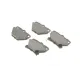 Колодки гальмівні задні METELLI 22-0424-0 для Toyota Corolla, Prius, Yaris 2001-2009