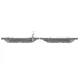 Колодки гальмівні передні METELLI 22-0435-0 для Honda Civic VII/VIII, Acura RSX, Honda S2000 135.3x52.5x16.5 мм
