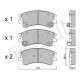 Колодки гальмівні передні METELLI 22-0476-0 для Mazda 6 GG 2002-2007
