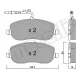 Колодки гальмівні передні METELLI 22-0530-0 для Citroen C8, Fiat Scudo, Peugeot Expert (+датчики)