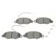 Колодки гальмівні передні METELLI 22-0536-1 для Nissan Cabstar E 1998-2006, 64.2x18.0x168.4 мм