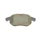Колодки гальмівні передні METELLI 22-0540-0 для Opel Astra H, Vectra C, Zafira B, Chevrolet Matiz