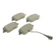 Колодки гальмівні (передні) Seat Ibiza/VW Polo 01-09/Skoda Fabia 99-14/Roomster 06-15 (+датчик)