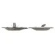 Колодки гальмівні передні METELLI 22-0550-0 для Ford Galaxy, Seat Alhambra, VW Sharan (156.3x78.9x19.0 мм) + датчики