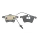 Колодки гальмівні передні METELLI 22-0550-0 для Ford Galaxy, Seat Alhambra, VW Sharan (156.3x78.9x19.0 мм) + датчики
