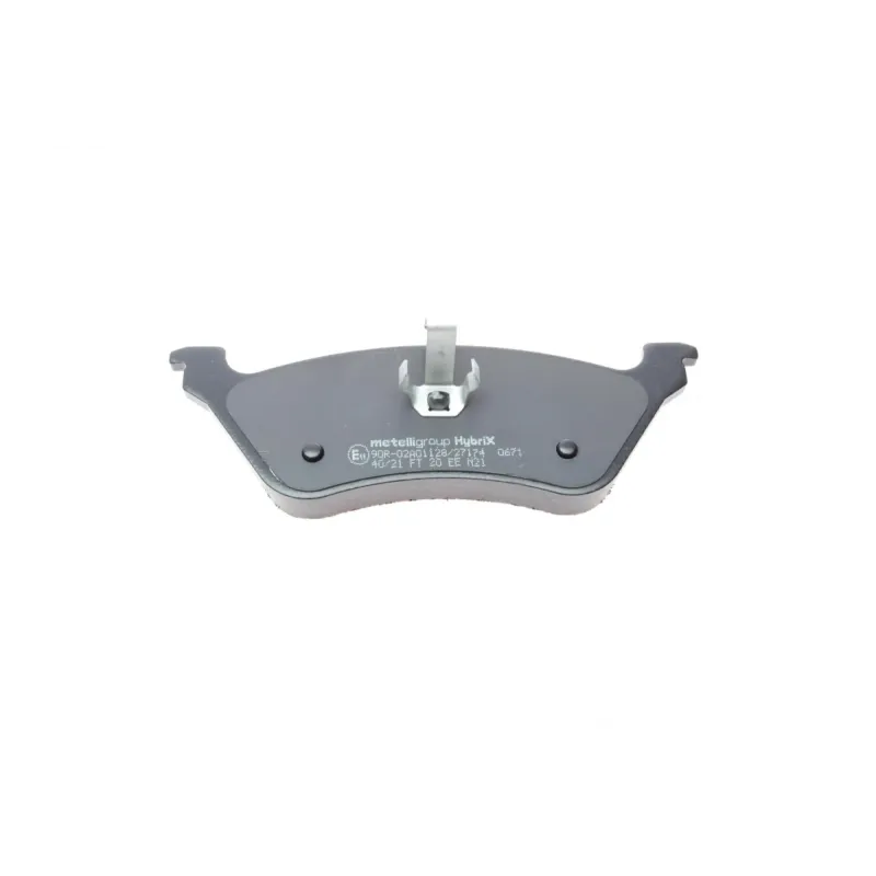 Колодки гальмівні задні METELLI 22-0625-0 для Chrysler Voyager IV 2000-2008, 155.4x50.5x16.5 мм