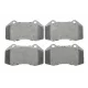 Колодки гальмівні передні METELLI 22-0651-0 для Renault Megane II, Clio III, Gran Tour III 2004-2014, 70.8x15x124.8 мм