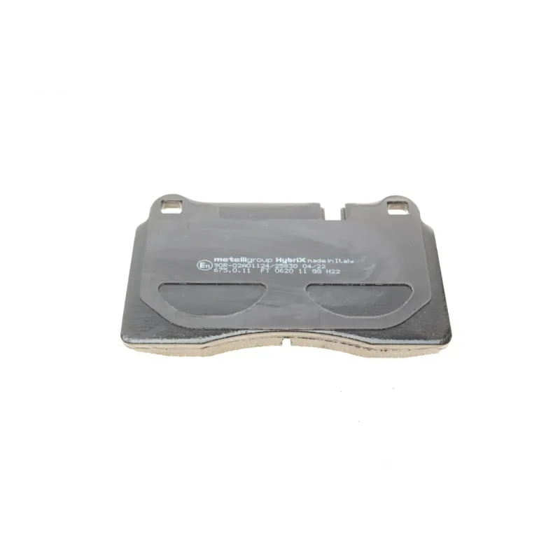 Колодки гальмівні передні METELLI 22-0659-0 для Audi TT 2009-2014, VW Touareg 2002-2006, 131.6x77.3x16.5 мм