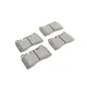 Колодки гальмівні передні METELLI 22-0659-0 для Audi TT 2009-2014, VW Touareg 2002-2006, 131.6x77.3x16.5 мм