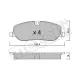 Колодки гальмівні передні METELLI 22-0693-0 для Land Rover Discovery III/IV, Range Rover III/Sport I