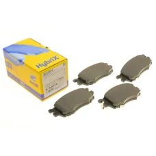 Колодки гальмівні передні METELLI 22-0724-0 для Kia Rio II, Hyundai i20, Accent 2005-2015, 129.6x56x17.5 мм