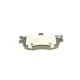 Колодки гальмівні передні METELLI 22-0724-0 для Kia Rio II, Hyundai i20, Accent 2005-2015, 129.6x56x17.5 мм